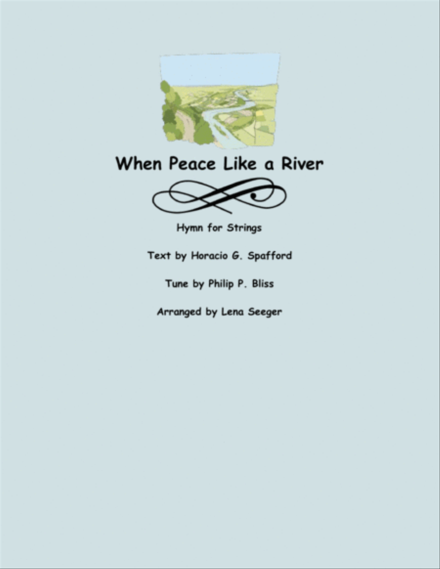 When Peace Like a River When Peace Like a River String Quartet scores gallery preview page 1