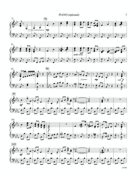 Bugler's Holiday: Piano Accompaniment