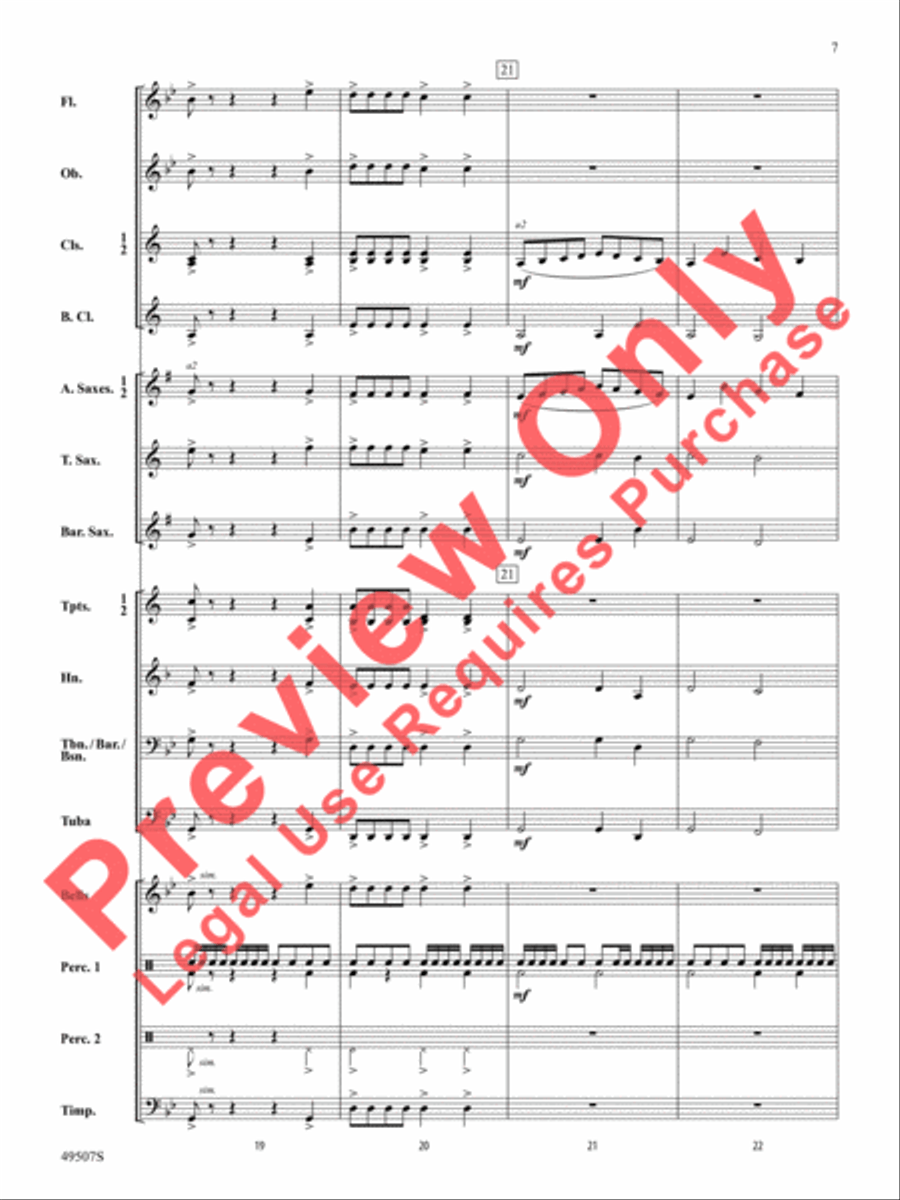 Operation Invictus Concert Band scores gallery preview page 8