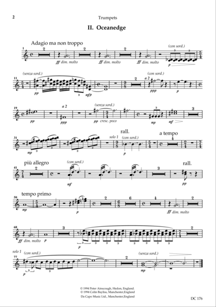 Ecocycle - brass and percussion parts Percussion Ensemble scores gallery preview page 6