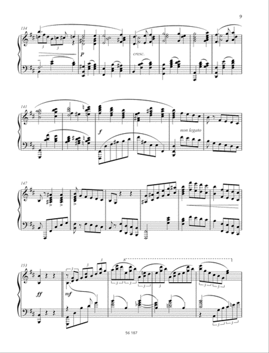 Valse-Fantasie Piano Solo scores gallery preview page 6