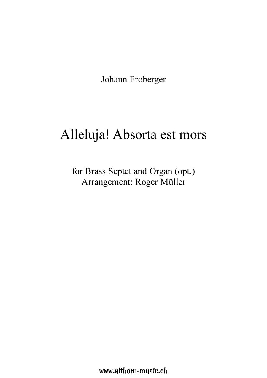 Alleluja! Absorta est mors Brass Ensemble scores gallery preview page 2