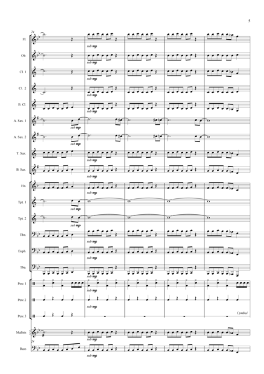 Rocket Science - Concert Band Concert Band scores gallery preview page 6