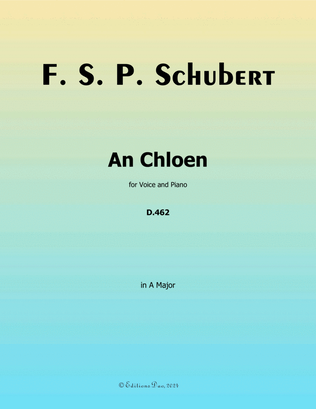 An Chloen, by Schubert, in A Major