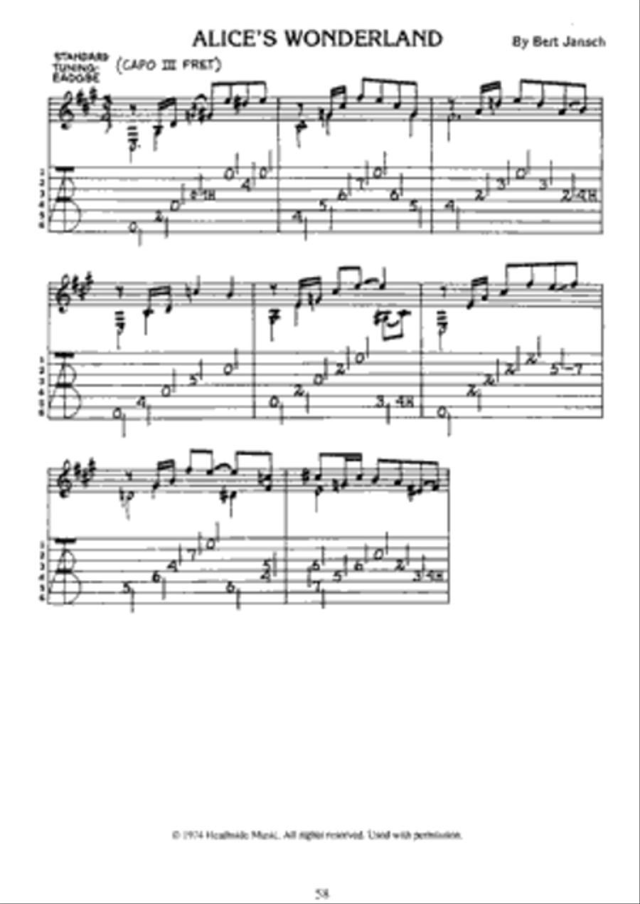 British Fingerpicking Guitar Fingerpicking Guitar scores gallery preview page 6
