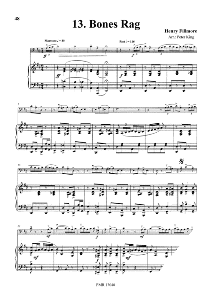 15 Rags Double Bass scores gallery preview page 15