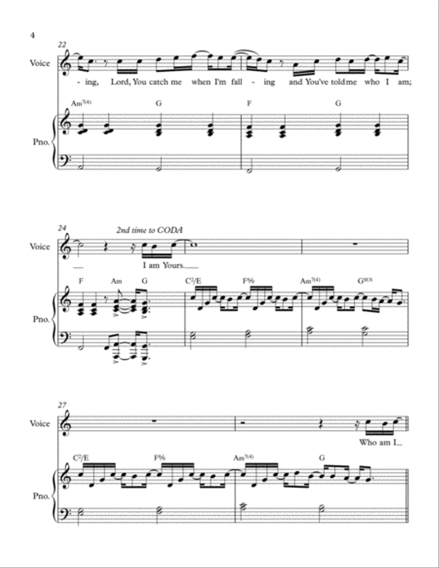 Who Am I Small Ensemble scores gallery preview page 4