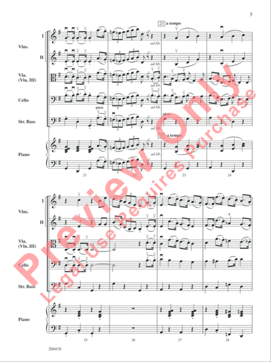 The Wizard of Oz The Wizard of Oz String Orchestra scores gallery preview page 6