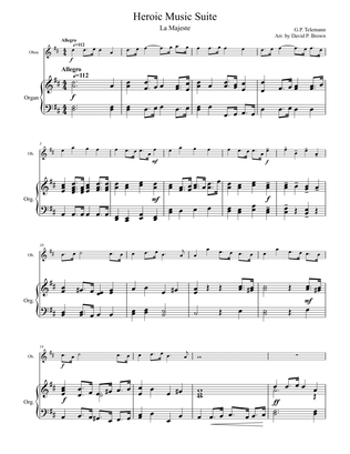 Heroic Music Suite for Oboe and Organ