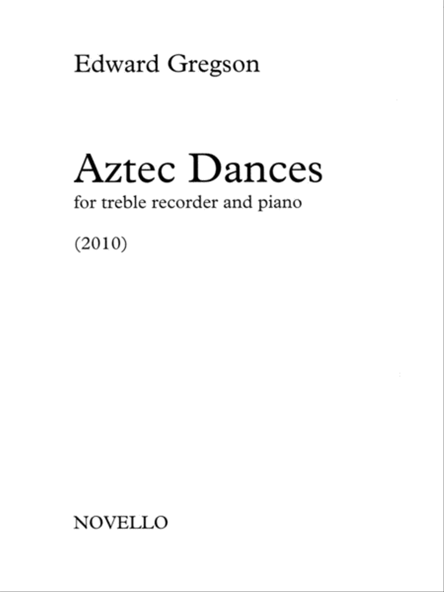 Aztec Dances Aztec Dances Alto Recorder scores gallery preview page 1