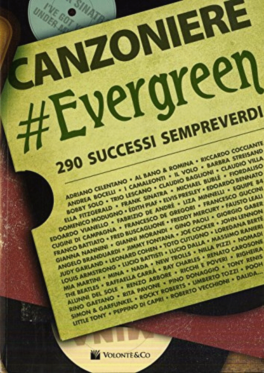 Canzoniere Evergreen Voice scores gallery preview page 1