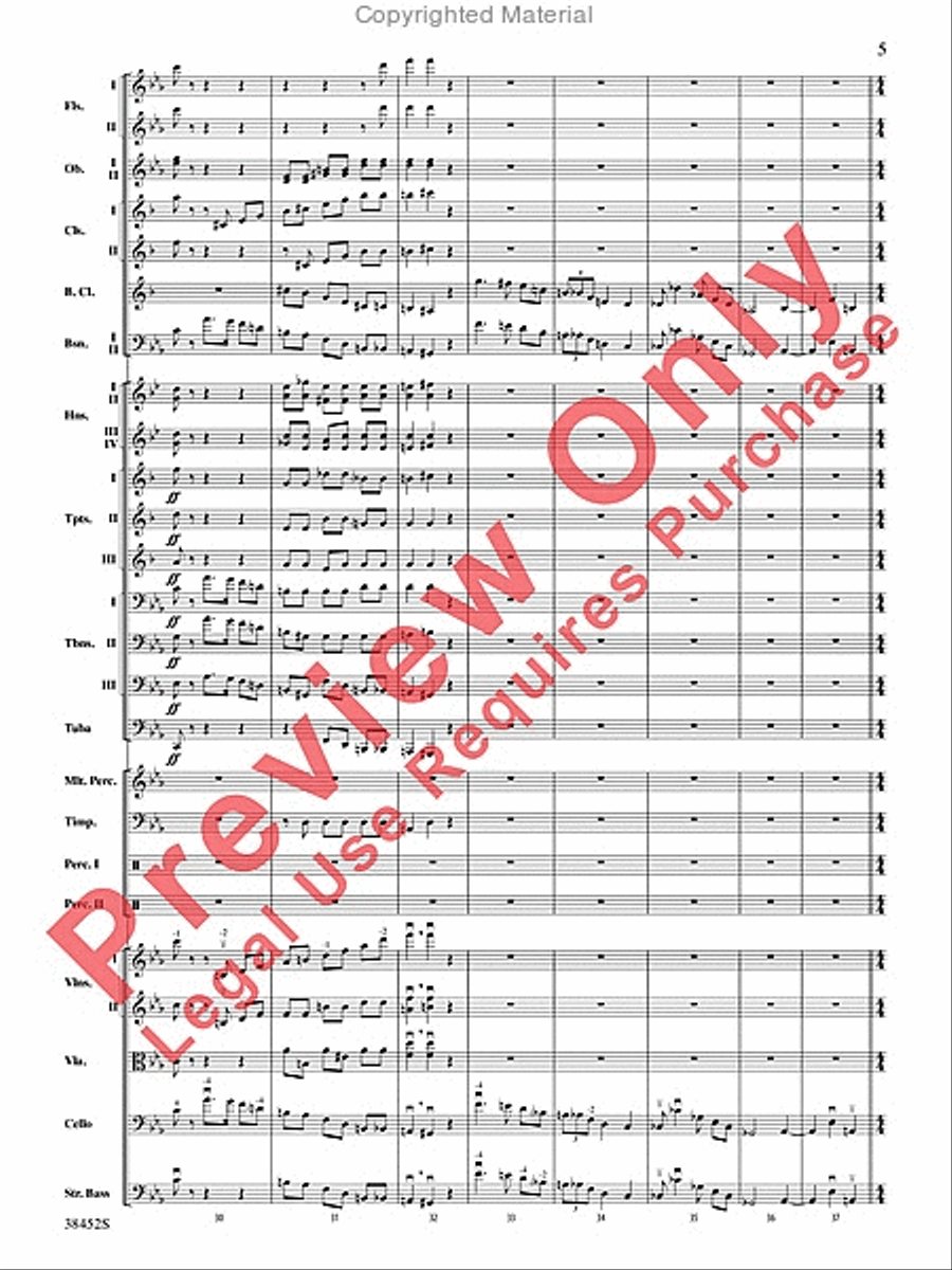 1812 Overture Full Orchestra scores gallery preview page 6