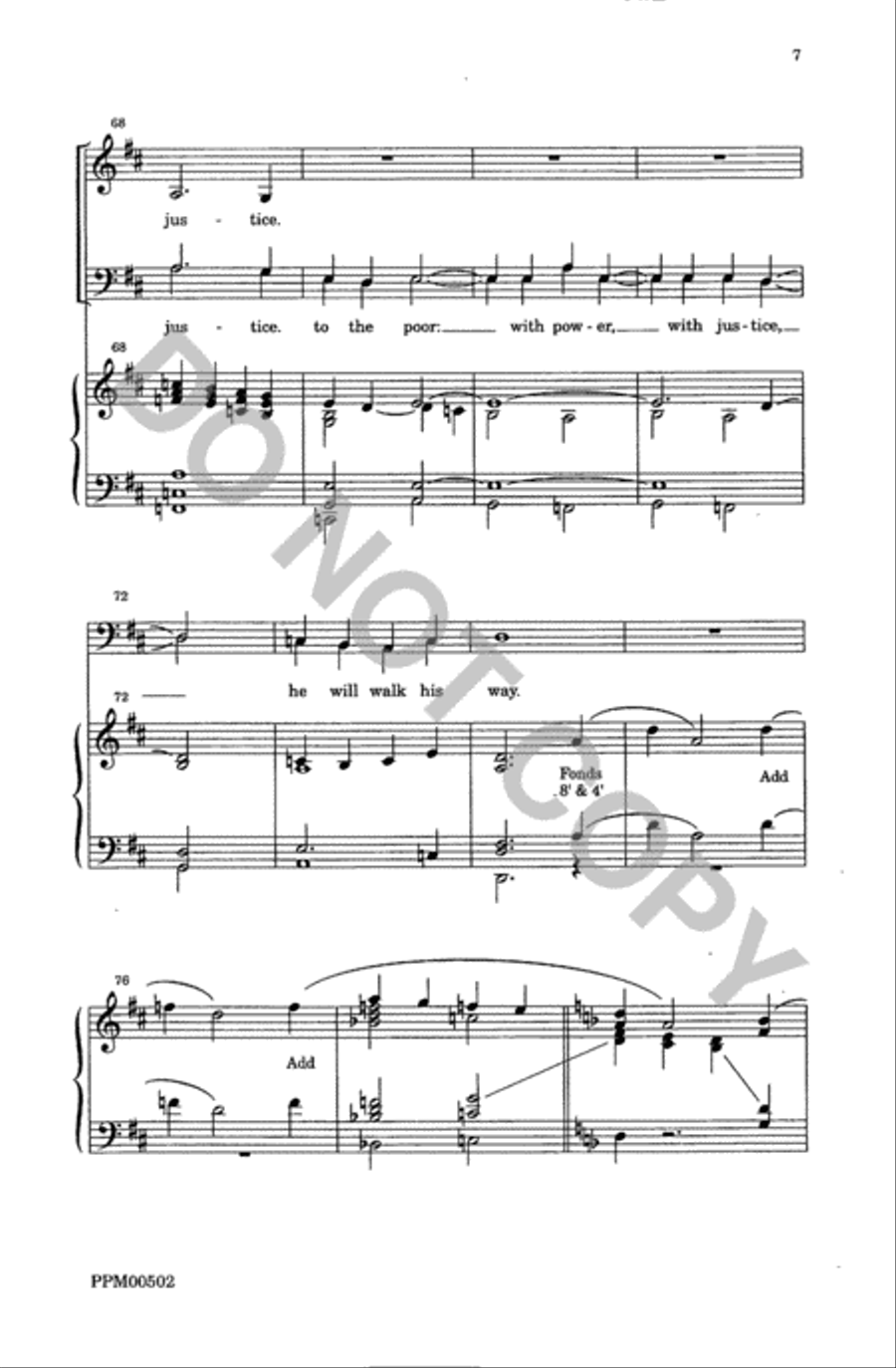 The Voice of God Goes Out 4-Part scores gallery preview page 8