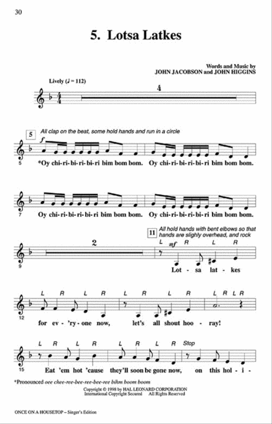 Once on a Housetop -Teacher's Edition Choir scores gallery preview page 5