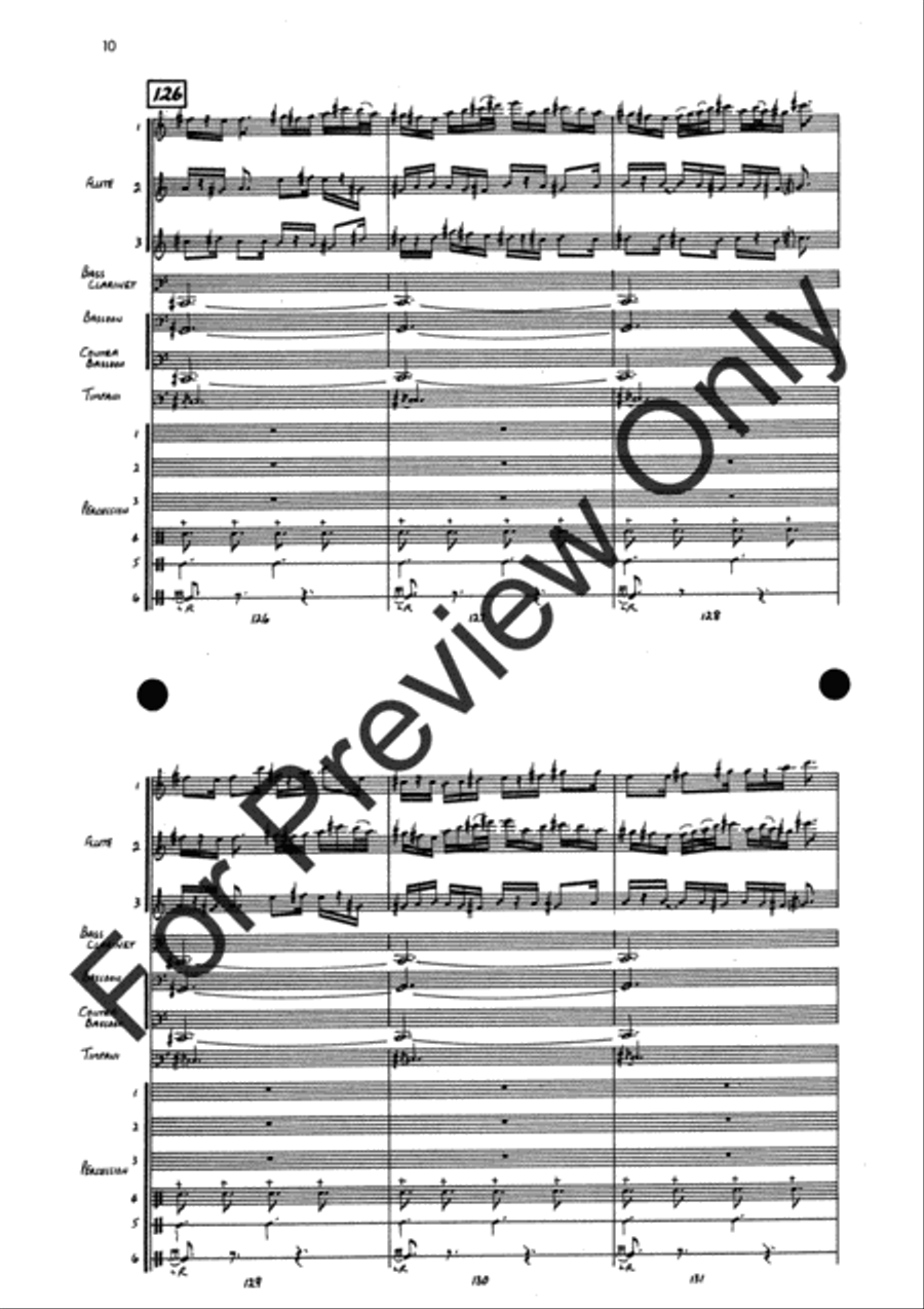 Agincourt Hymn (Score) Concert Band scores gallery preview page 34