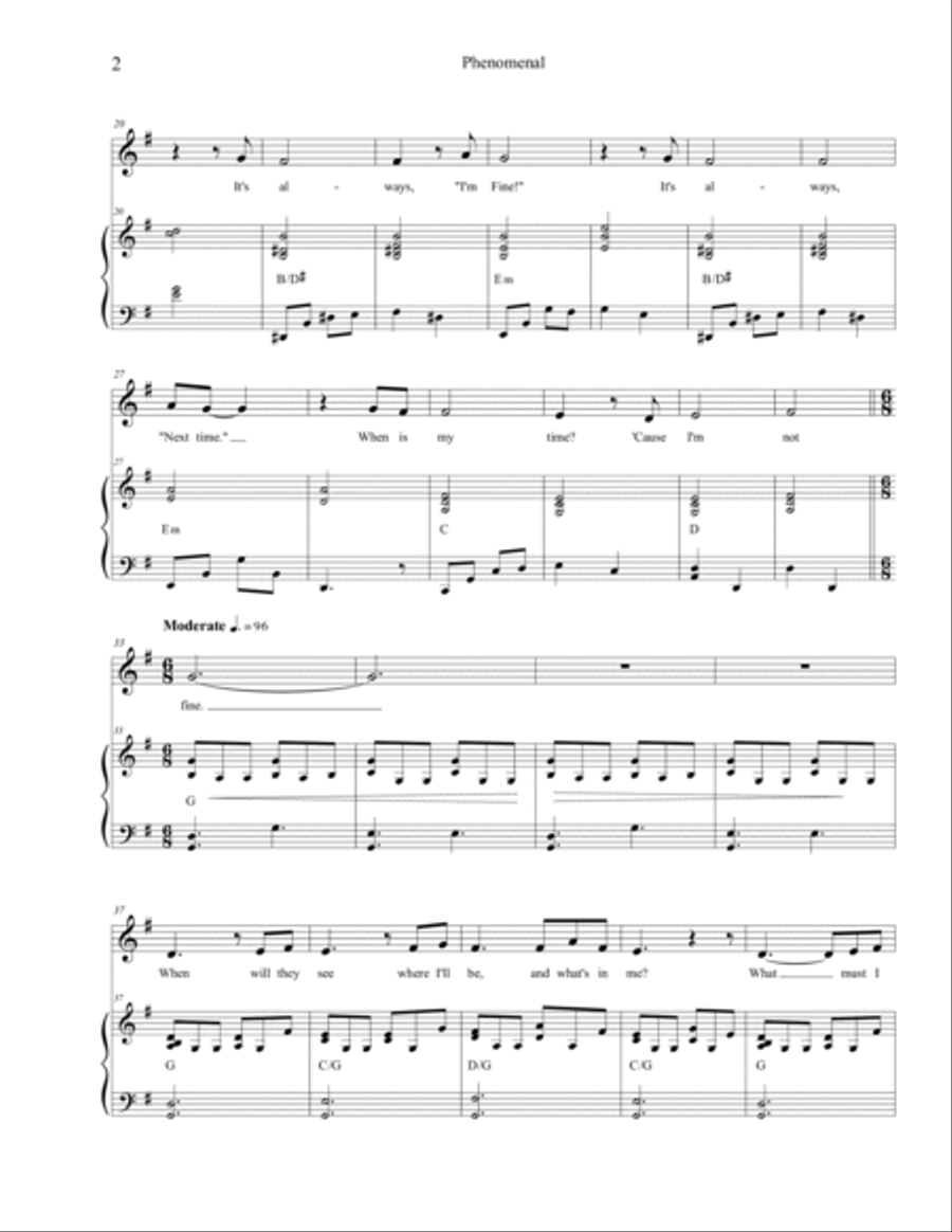 Phenomenal Phenomenal Voice scores gallery preview page 2