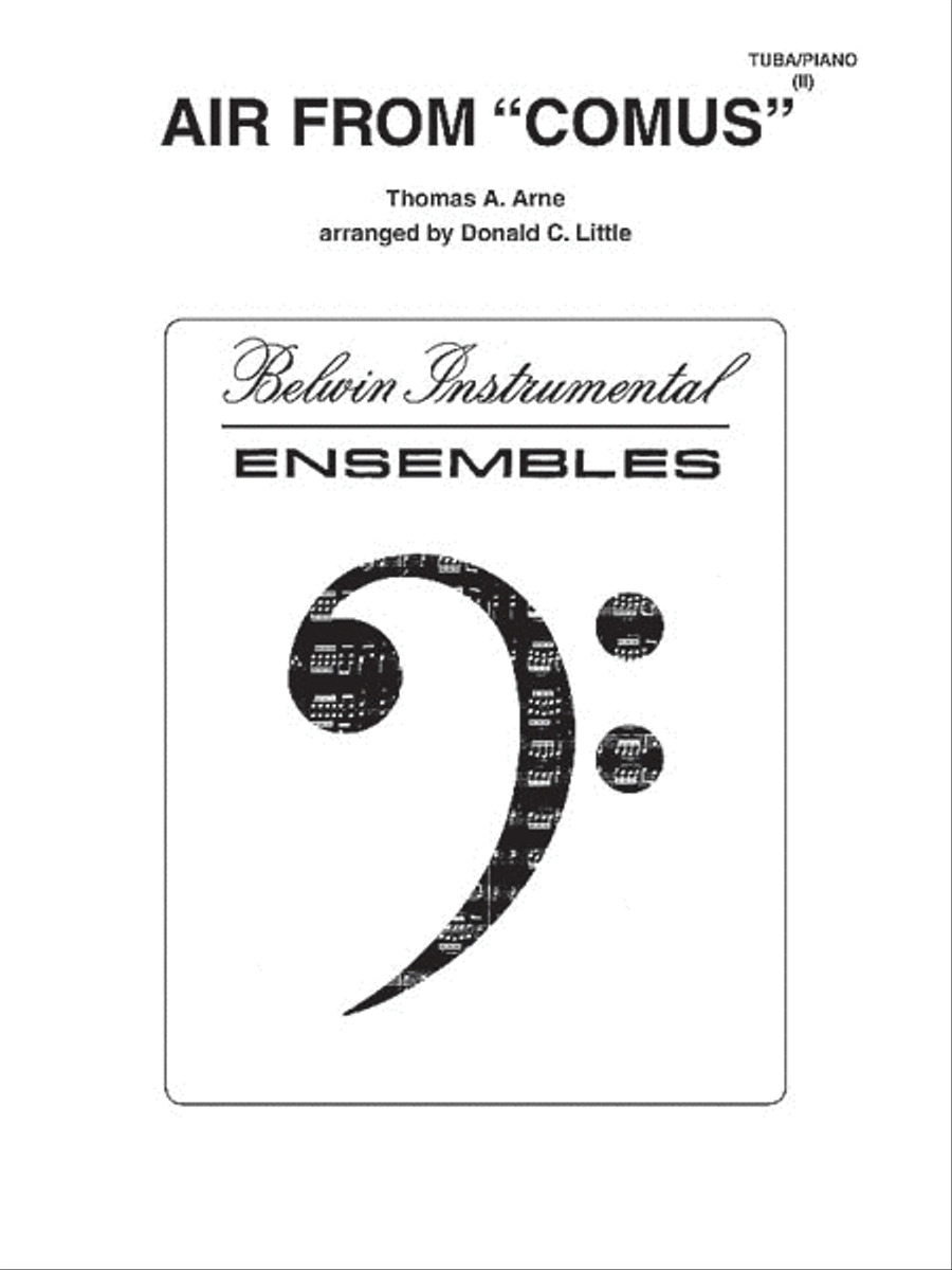 Air from Comus Small Ensemble scores gallery preview page 1