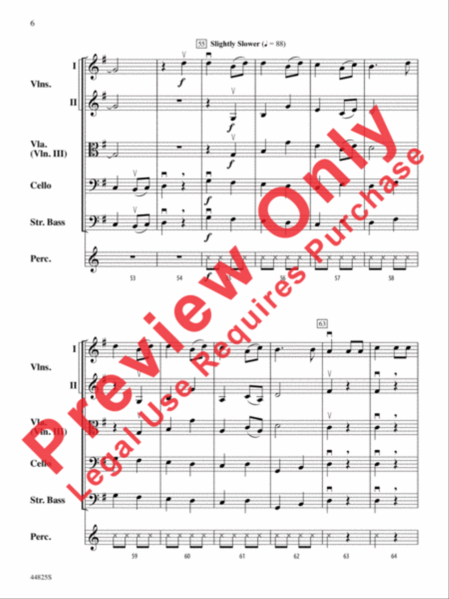 Glorious Sight String Orchestra scores gallery preview page 14