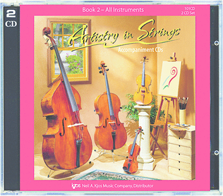 Book cover for Artistry In Strings, Book 2 - (CD Only)