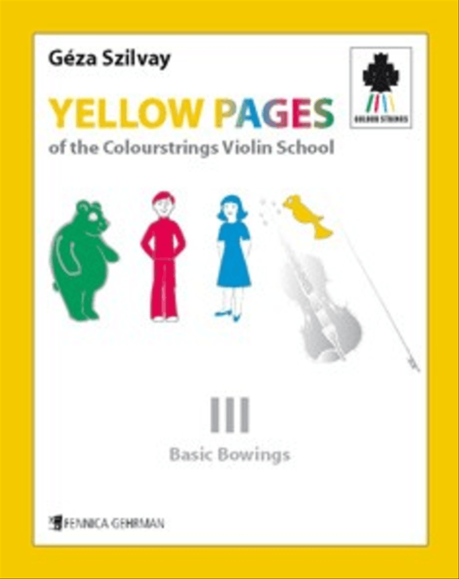 Yellow Pages of the Colourstrings Violin School, Book III: Basic Bowings Violin Solo scores gallery preview page 1