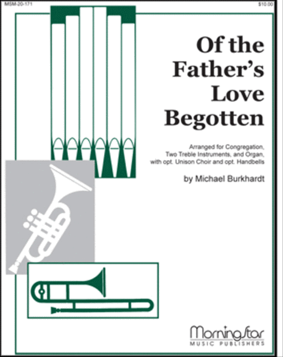 Of the Father's Love Begotten Unison Choir scores gallery preview page 1