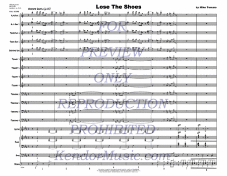 Lose The Shoes (Full Score)