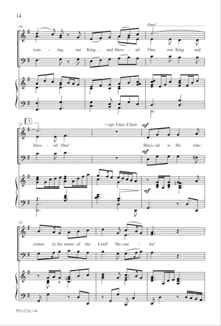 Touched by the Christ Touched by the Christ 3-Part scores gallery preview page 15