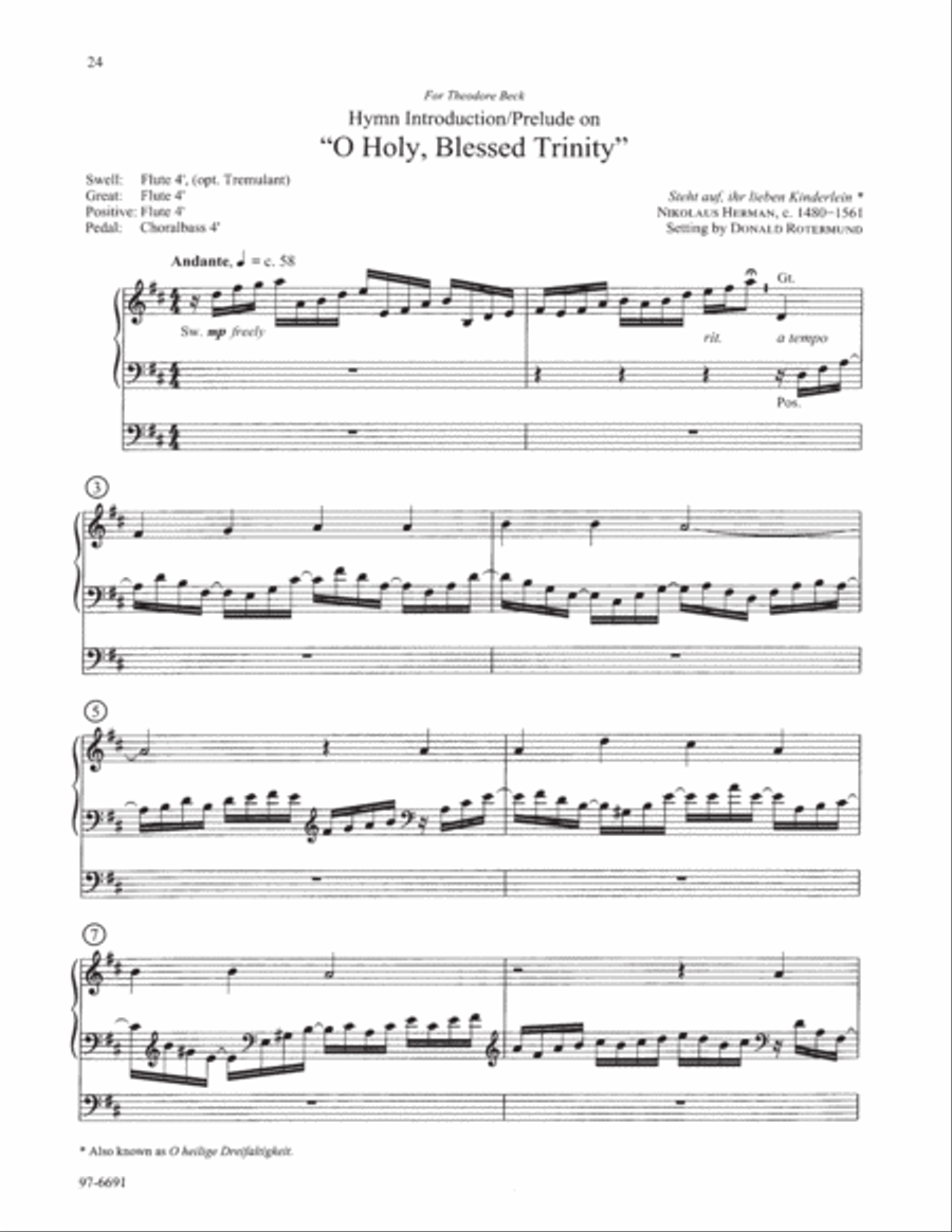 Seven Hymn Preludes, Set 5 Organ scores gallery preview page 8