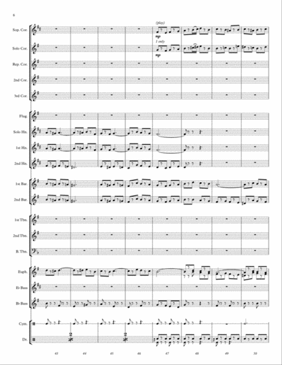 Lakeshore Picnic Lakeshore Picnic Brass Band scores gallery preview page 7