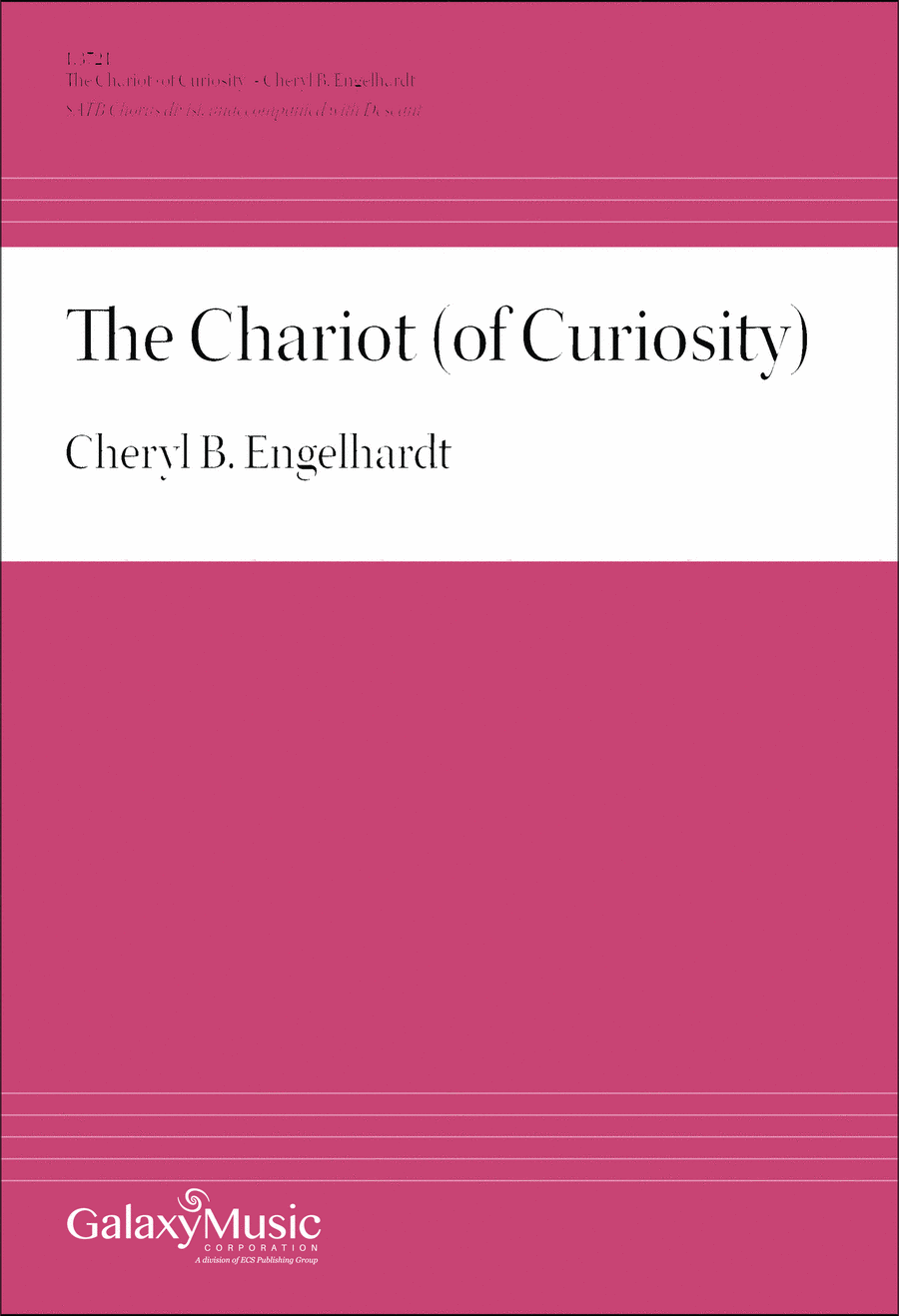 The Chariot (of Curiosity) Divisi scores gallery preview page 1