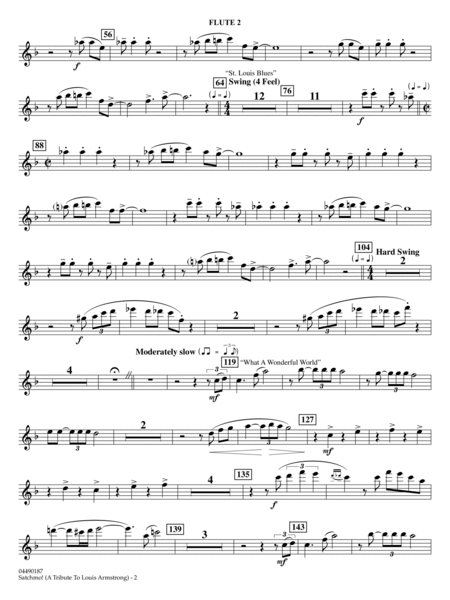 Satchmo! - A Tribute to Louis Armstrong (arr. Ted Ricketts) - Flute 2