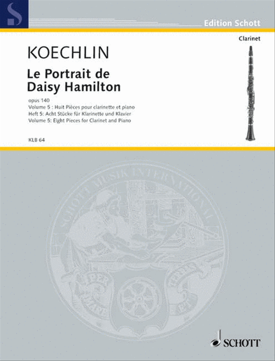 Le Portrait de Daisy Hamilton Clarinet Solo scores gallery preview page 1