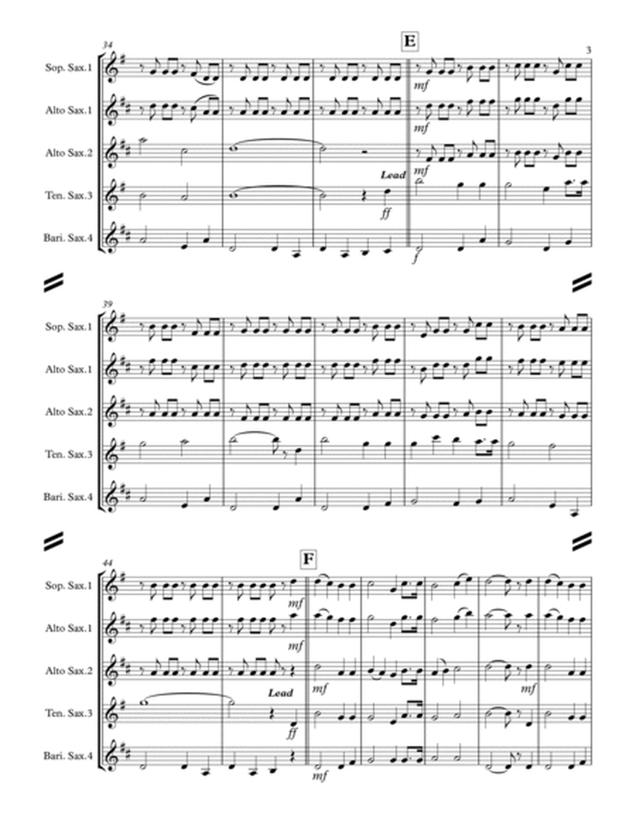 Ein Prosit (for Saxophone Quartet SATB or AATB) image number null