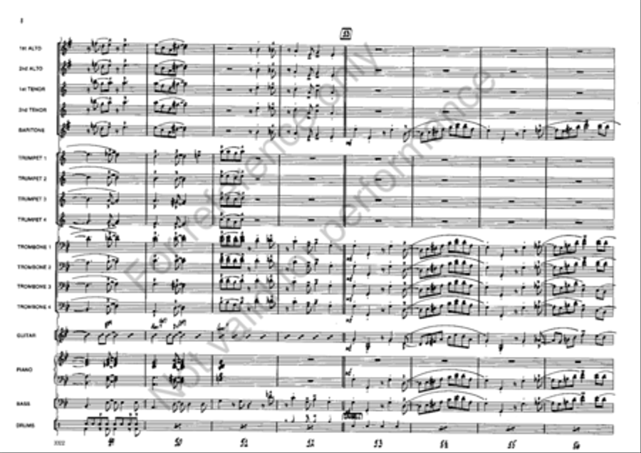 Raw Emotion Raw Emotion Jazz Ensemble scores gallery preview page 8