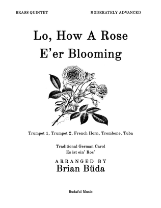 Lo, How A Rose E'er Blooming - Brass Quintet