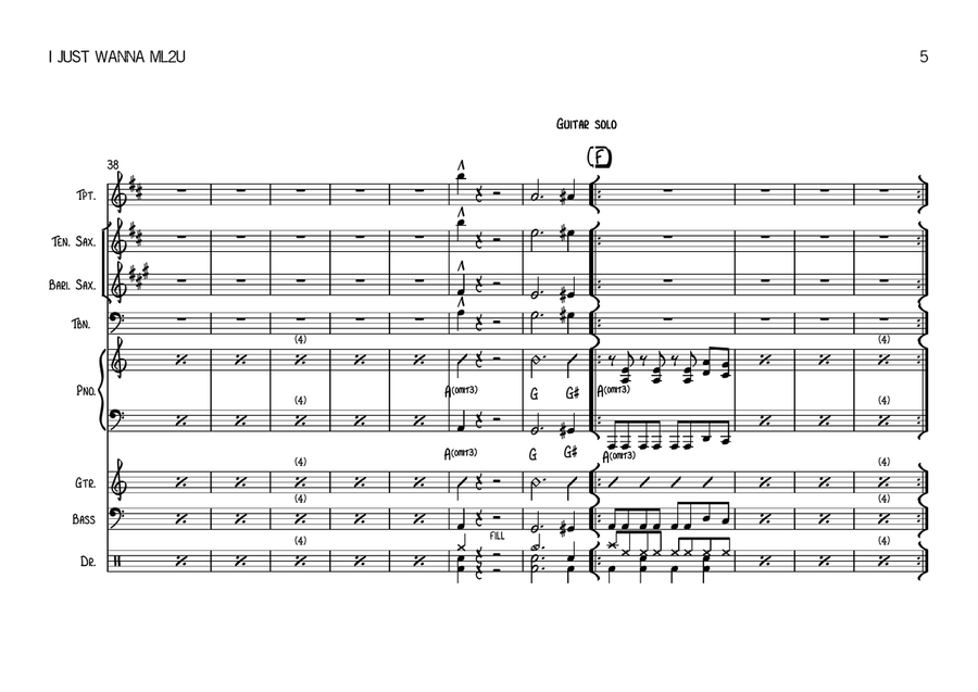 I Just Want To Make Love To You Large Ensemble scores gallery preview page 5