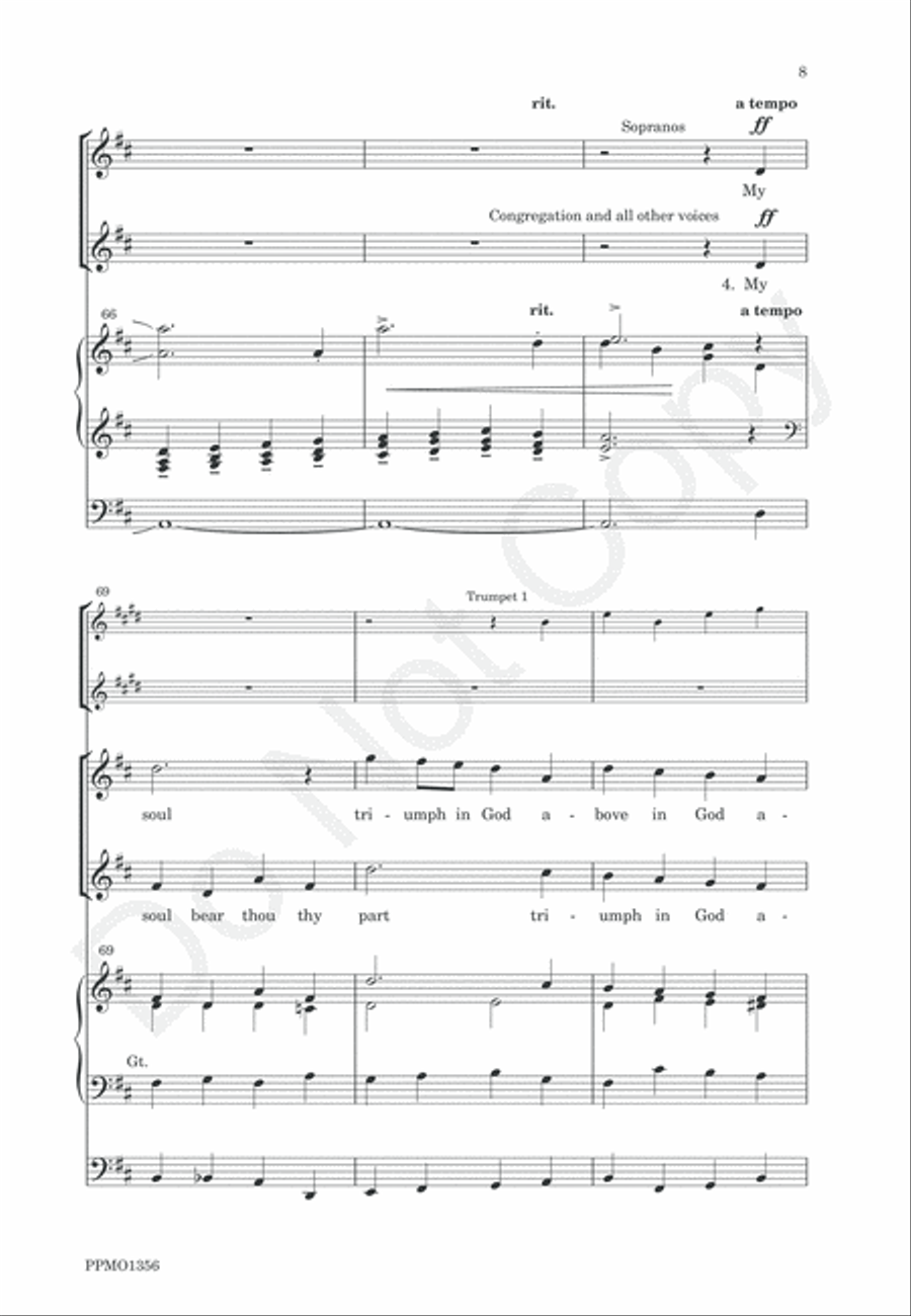 Ye Holy Angels Bright 4-Part scores gallery preview page 10