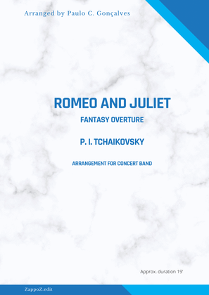 Book cover for ROMEO AND JULIET - Fantasy Overture - P. I. TCHAIKOVSKY