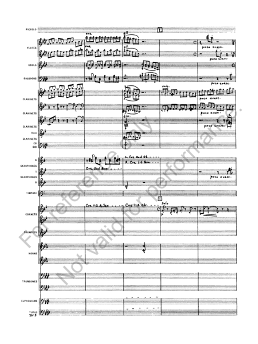 Symphony No. 6 Concert Band scores gallery preview page 5