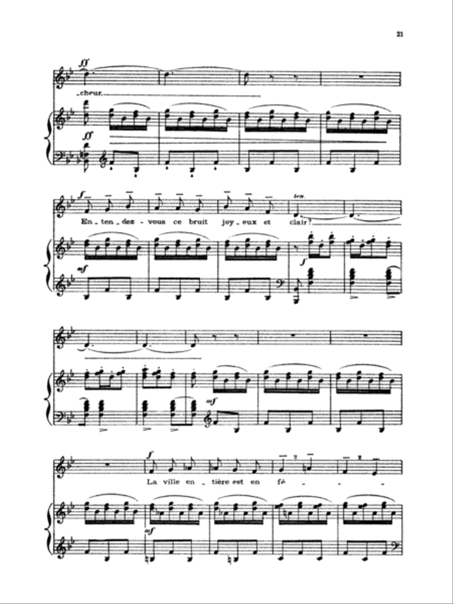 Chabrier: Recueil de Melodies Voice scores gallery preview page 5