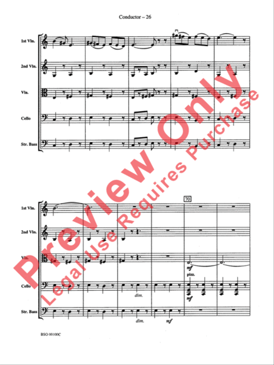 Knightsbridge Suite String Orchestra scores gallery preview page 28