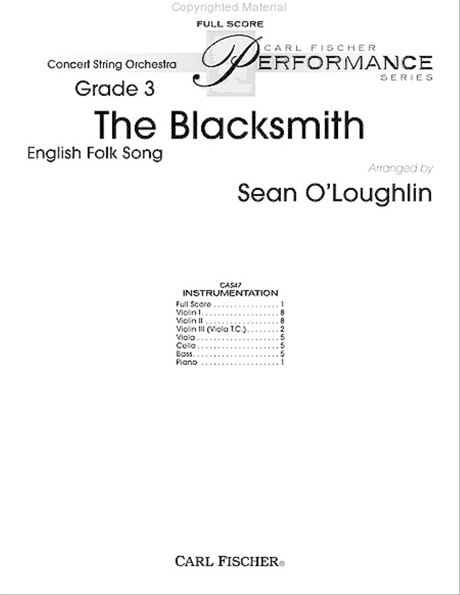 The Blacksmith String Orchestra scores gallery preview page 2