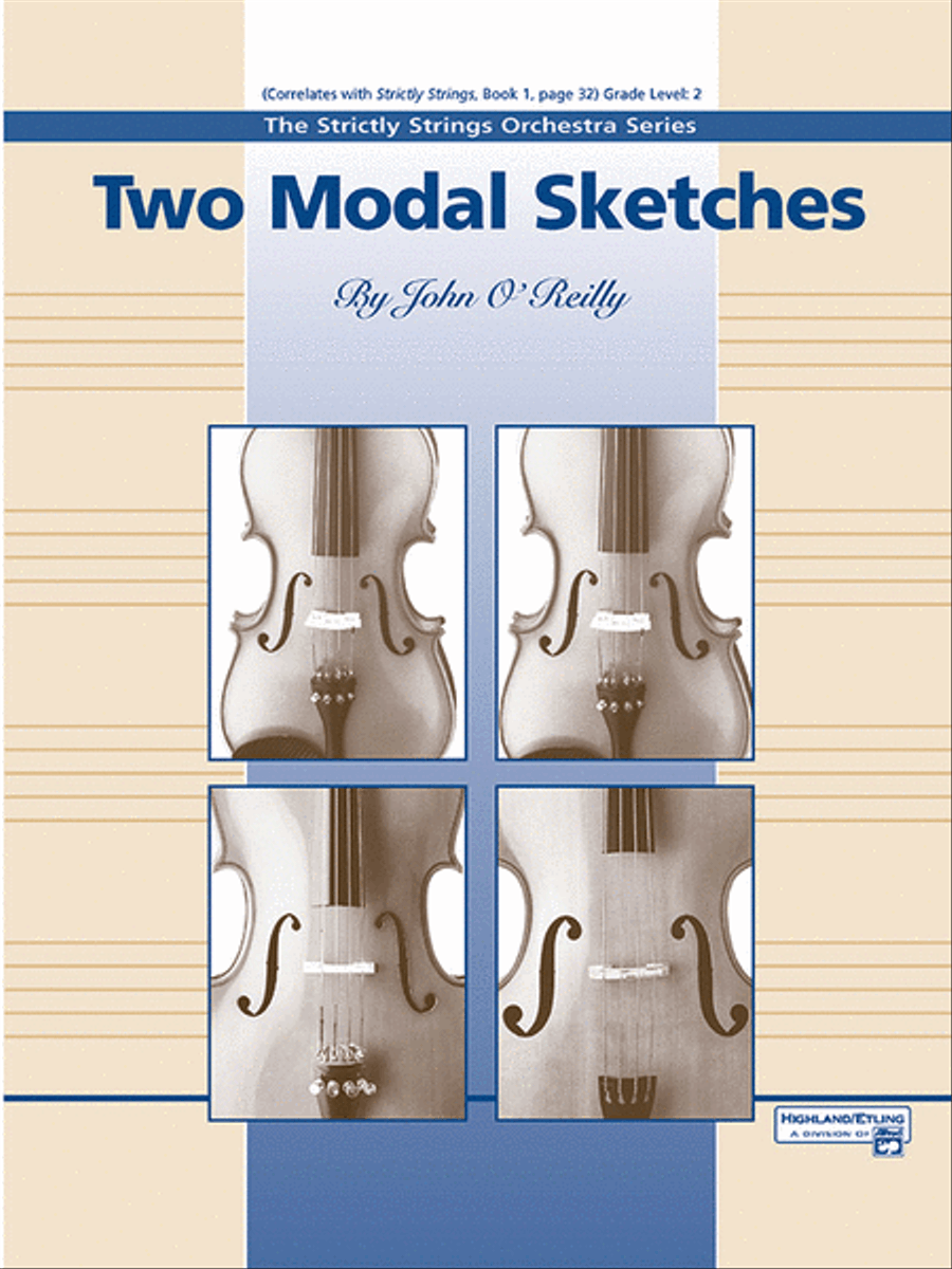 Two Modal Sketches String Orchestra scores gallery preview page 1