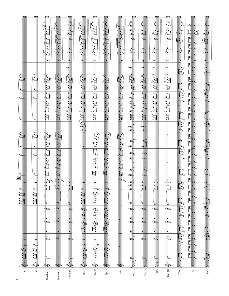 Dance The Night Dance The Night Marching Band scores gallery preview page 2