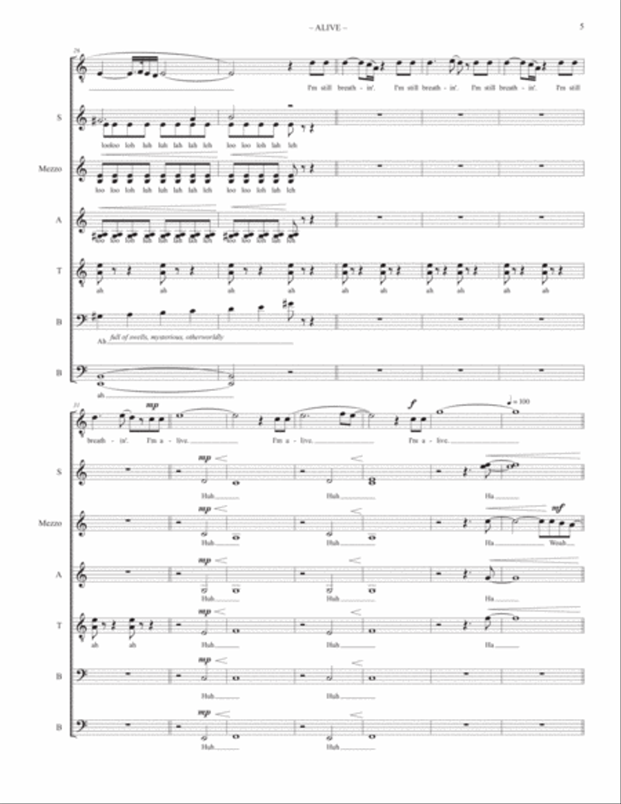 Alive Divisi scores gallery preview page 5