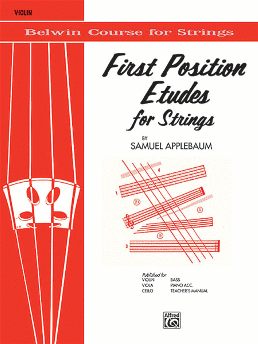 First Position Etudes for Strings Chamber Orchestra scores gallery preview page 1