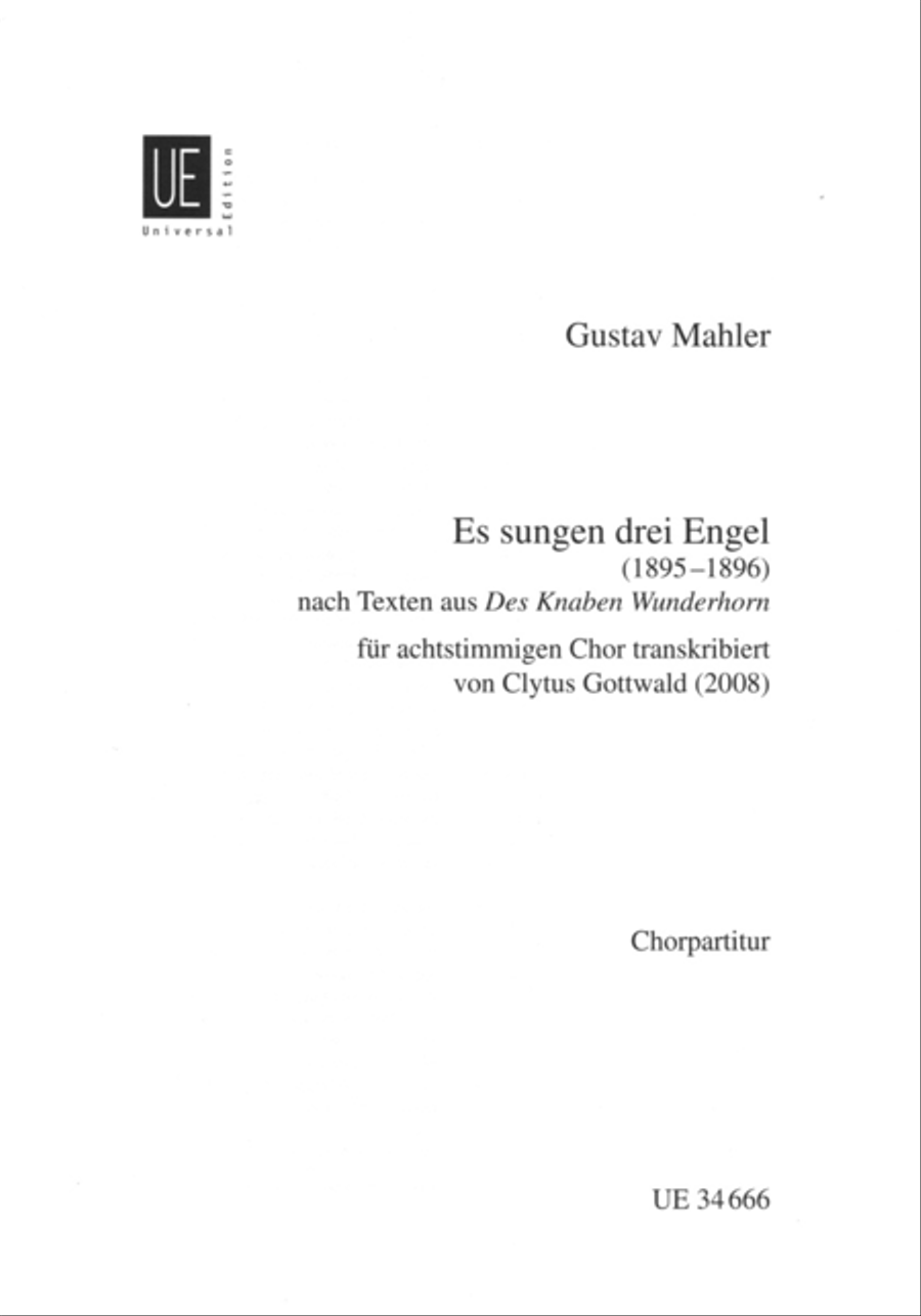 Es sungen drei Engel SSAATTBB scores gallery preview page 1