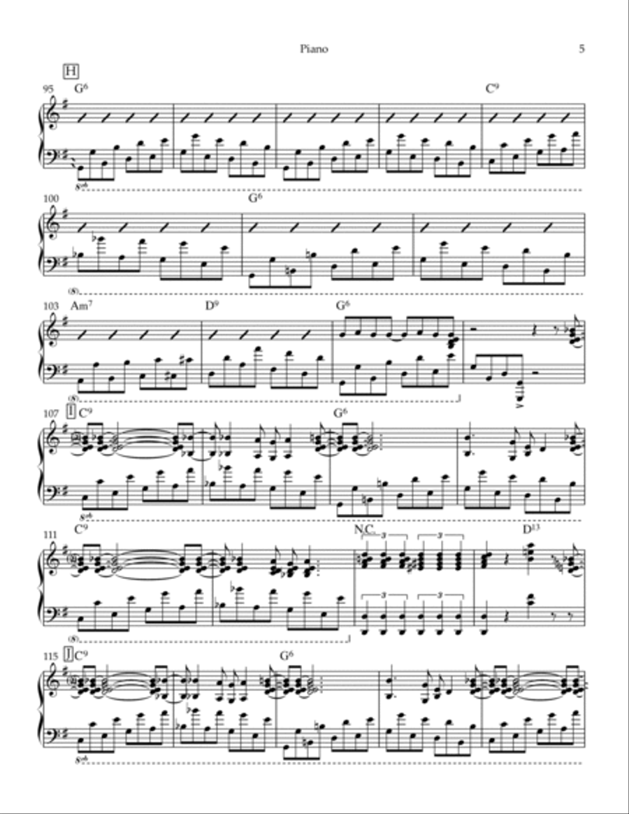 Choo Choo Ch' Boogie Jazz Ensemble scores gallery preview page 6