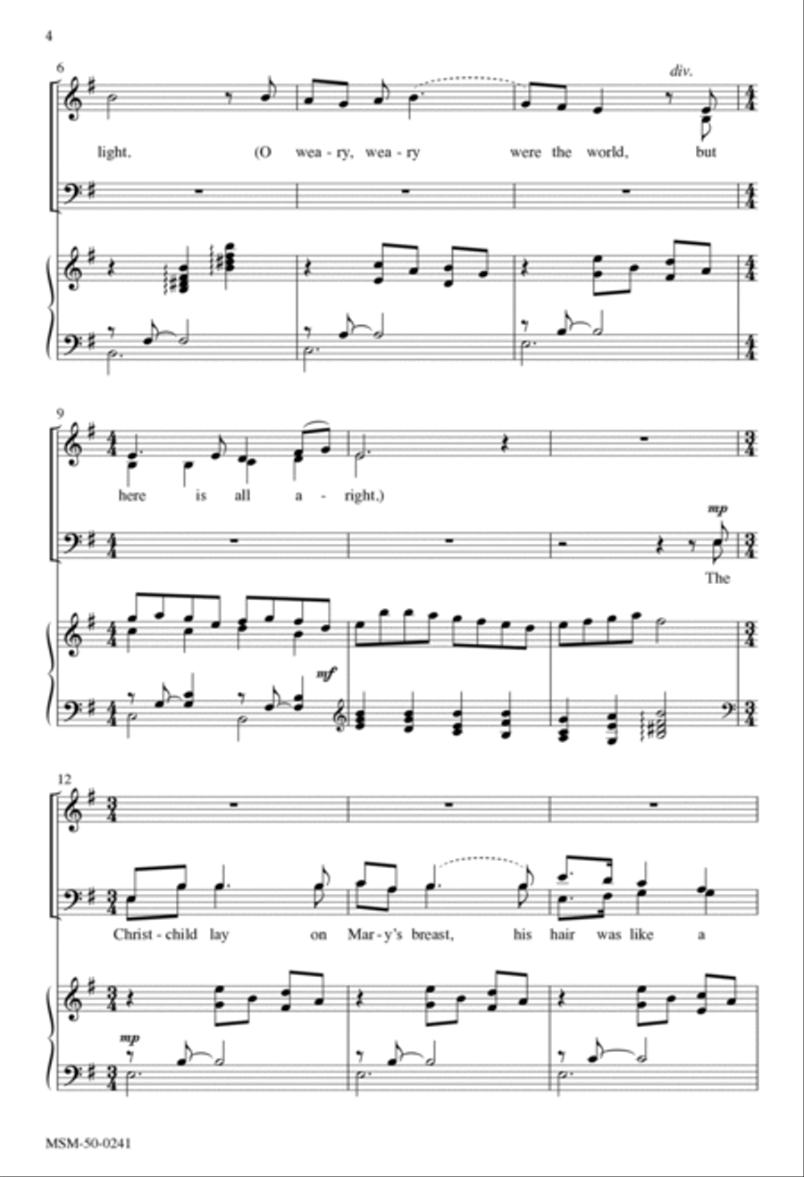 A Christmas Carol 4-Part scores gallery preview page 4
