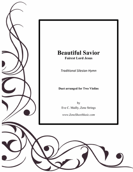 Beautiful Savior (Fairest Lord Jesus) - Violin Duet image number null